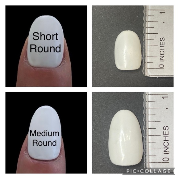 Hand painted artificial nails kit.  Choose the size and shape that suits you! - Picture 7 of 8